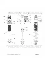 AMORTISSEUR, IFS, VELOCITY 7045535