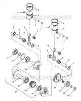 PISTON ET VILEBREQUIN WIDETRAK / 0932064 (4922982298033A)