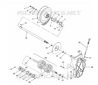 SYSTÈME DE TRANSMISSION ASSEMBLY 440 XCR / 0931760 (4923022302019A)