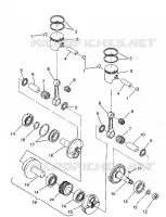 PISTON ET VILEBREQUIN SPORT 0980443 AND SPORT TOURING 0980243 (4942054205C008)