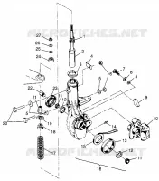 JAMBE DE FORCE AVANT  Scrambler 500 W97BC50A (4943074307B005)
