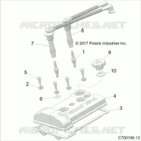 ENGINE, COUVERCLE SOUPAPE