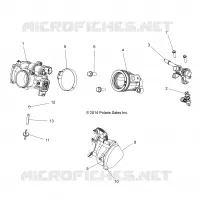 ENGINE, CORPS DE PAPILON AND FUEL RAIL
