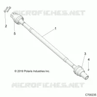 SYSTÃˆME DE TRANSMISSION, REAR PROP SHAFT