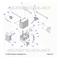 ELECTRICITE, BATTERY BOX  ASM.