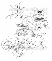 SUPPORT MOTEUR 500 and 500 Classic Updated 10/88 (4915411541021A)