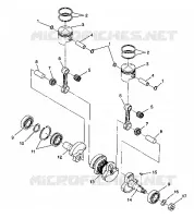 PISTON ET VILEBREQUIN