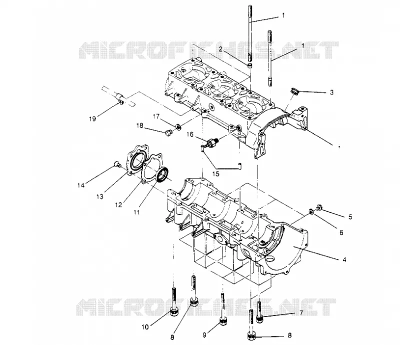 CARTERS MOTEUR ASSEMBLY  RXL 0956768 (4930783078C007)