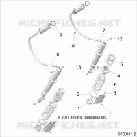 SUSPENSION ARRIERE SHOCK MOUNTING