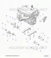 MOTEUR, MOUNTING & LONG BLOCK