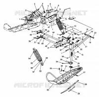SUSPENSION AVANT AND SKI XLT SP 0966676 AND EUROPEAN XLT SP E966676 (4931703170B002)