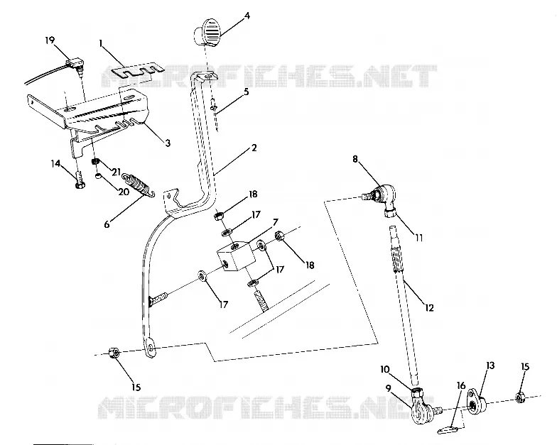SYSTÈME DE SELECTION DE VITESSE ASSEMBLY (4916341634031A)