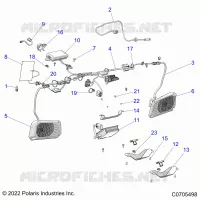 ELECTRICITE, DASH INSTRUMENTS RIDE COMMAND