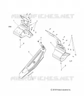 CHASSIS, PROTECTION D'EMBRAYAGE AND FOOTRESTS