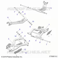 SUSPENSION ARRIERE CONTROL ARMS
