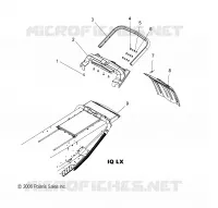 CHASSIS, REAR PARE CHOCS AND SNOWFLAP (LX)