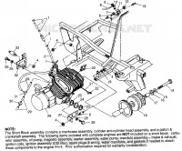 SUPPORT MOTEUR XPLORER 300 W969130 (4935903590A010)