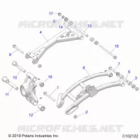 SUSPENSION ARRIERE CONTROL ARMS- A20SXZ95AG (C0211319)