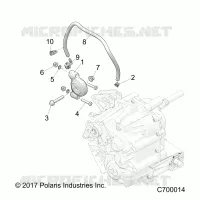 DRIVE TRAIN, MAIN SUPPORT PONT
