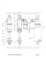 SUSPENSION, AMORTISSEUR AVANT TRACK (7044878)