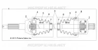 SYSTÈME DE TRANSMISSION, ARBRE DE TRANSMISSION ARRIERE
