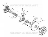 EMBRAYAGE DE TRANSMISSION SPORT 0980443 AND SPORT TOURING 0980243 (4942054205C001)