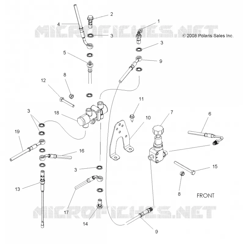 FREINS, VALVE SYSTEM