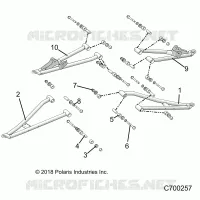 SUSPENSION AVANT CONTROL ARMS
