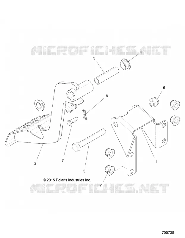 BRAKES, PEDAL AND MAITRE CYLINDRE