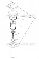 VIDANGE SL 650 STD B954358 (4932923292C007)