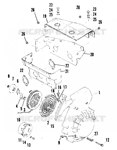 LANCEUR AND BLOWER HOUSING (SS) (4910951095028A)