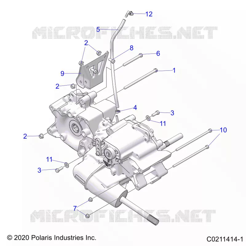 SYSTÃˆME DE TRANSMISSION, MAIN GEARCASE MOUNTING