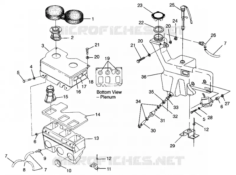 RESERVOIR D'HUILE / BOITE A AIR ULTRA SP 0960678 AND EUROPEAN ULTRA SP E960678 (4937083708C004)
