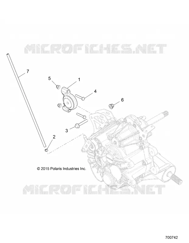 DRIVE TRAIN, MAIN SUPPORT PONT
