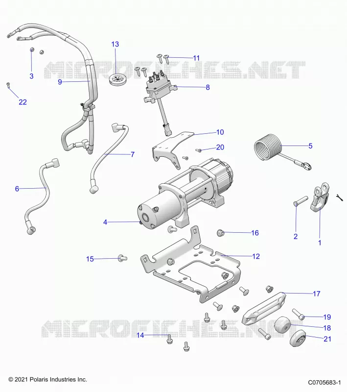 CHASSIS, TREUIL