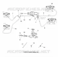 BRAKES, LINES AND MAITRE CYLINDRE