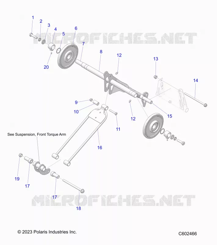 SUSPENSION, BRAS DE SUSPENSION ARRIERE