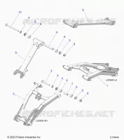 SUSPENSION ARRIERE CONTROL ARMS