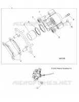 FREINS, FRONT CALIPER