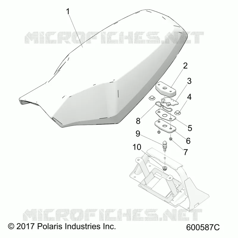 BODY, SEAT ASM., DRIVER