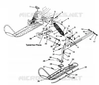SUSPENSION AVANT AND SKI LITE GT 0943133 AND STARLITE GT 0943127 (49250125010011)