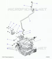 SYSTÃˆME DE TRANSMISSION, MAIN GEARCASE MOUNTING