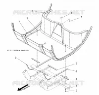 PANNEAUX DE PLANCHER, 2 PASSENGER