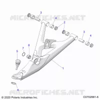 SUSPENSION AVANT CONTROL ARMS LOWER