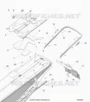 PARE CHOCS, REAR, CLOSEOFF, TUNNEL COVER