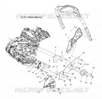 MOTEUR, MOUNTING, LH