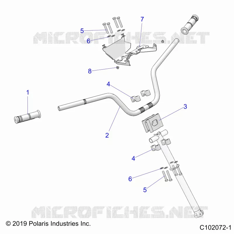 DIRECTION, HANDLEBAR AND CLAMPS