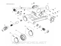 CHASSIS, REAR BRAS OSCILLANT