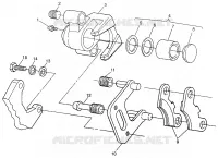 FRONT FREIN Magnum 4x4 W968144 and  Swedish Magnum 4x4 S968144 (4936053605B006)