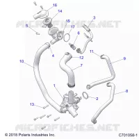 MOTEUR, WATERPUMP AND BYPASS